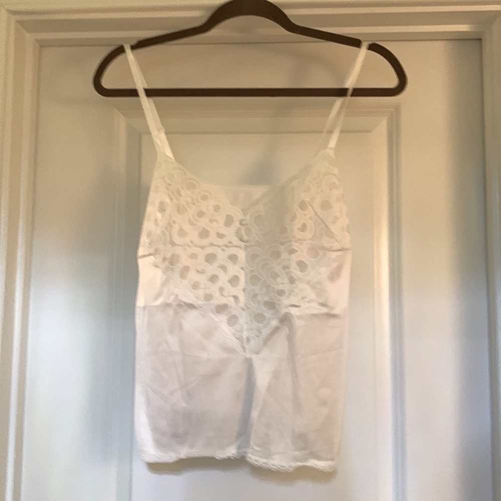 Ladies White Lace Camisole Sz 38 - Picture 5 of 7